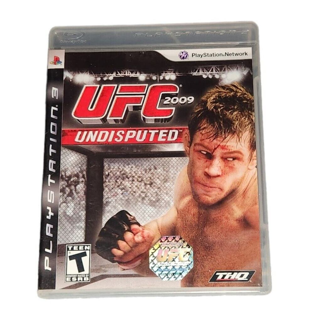 PS3 UFC Undisputed Video Game (Sony, 2009) Pre-owned CIB